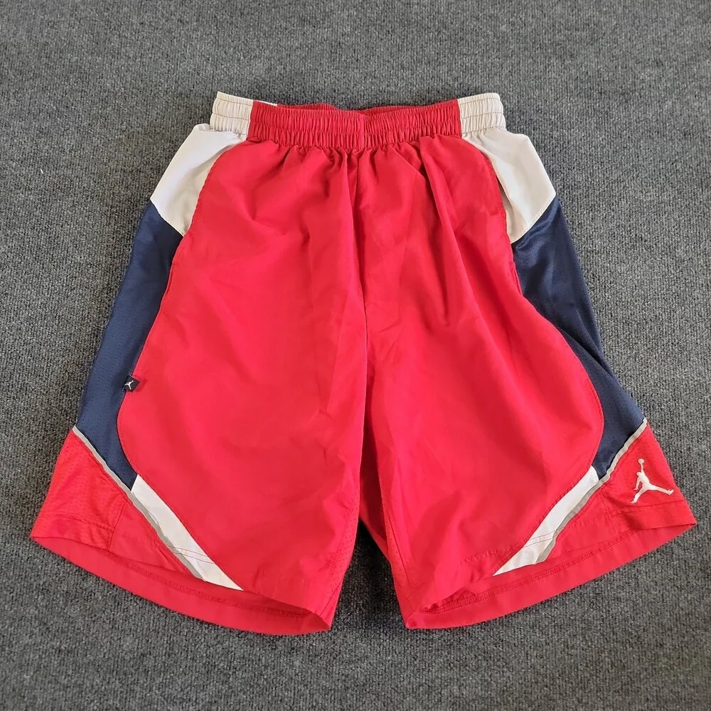 Jordan Shorts Men's XL Jumpman  Red White Blue Basketball